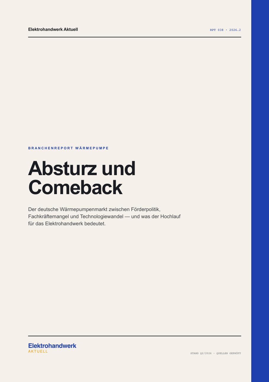 Wärmepumpen: Absturz und Comeback